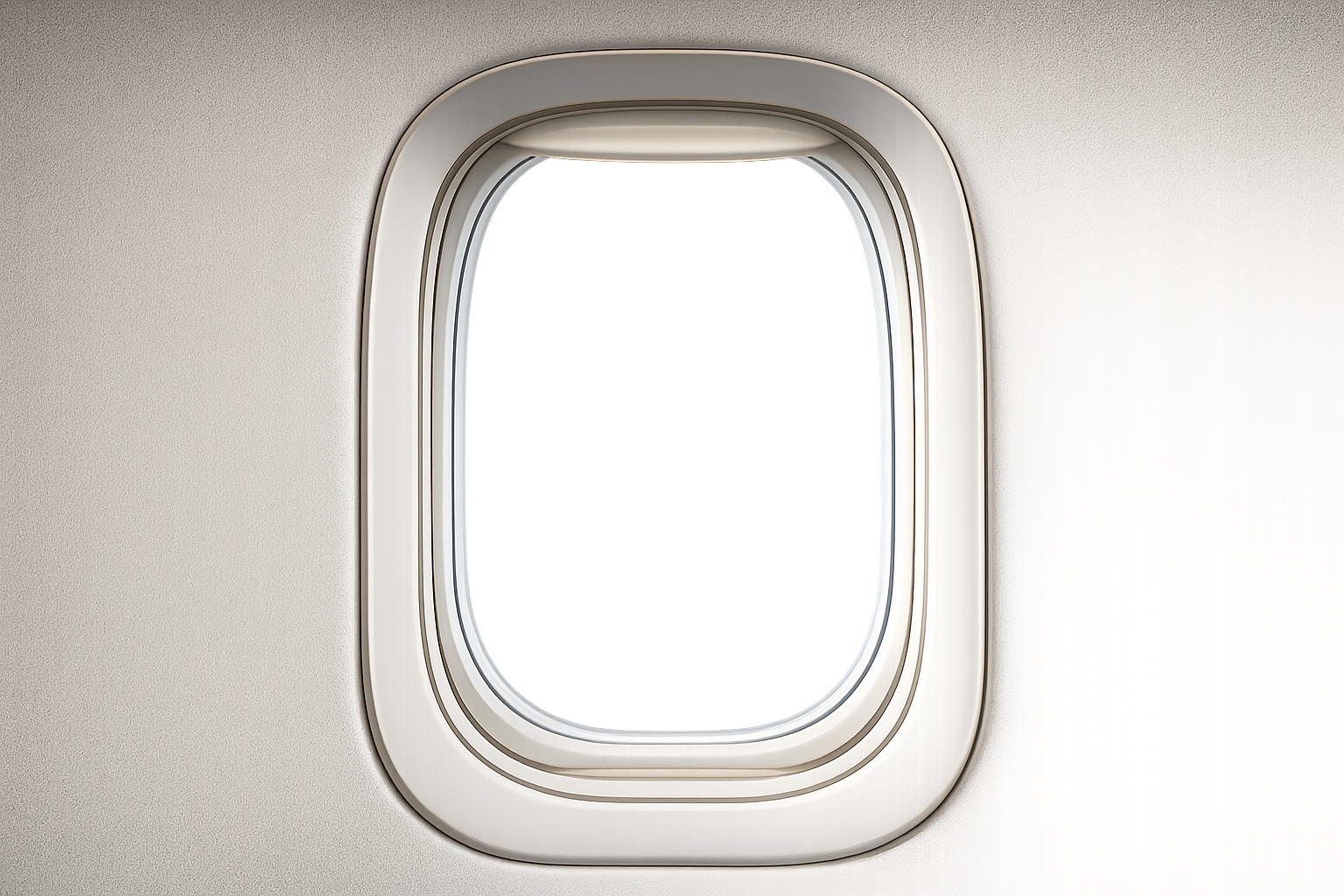 airplane window view